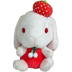 AMUSE POTEUSA loppy plush strawberry ver‎ sugar BUNNY NOS with Tag